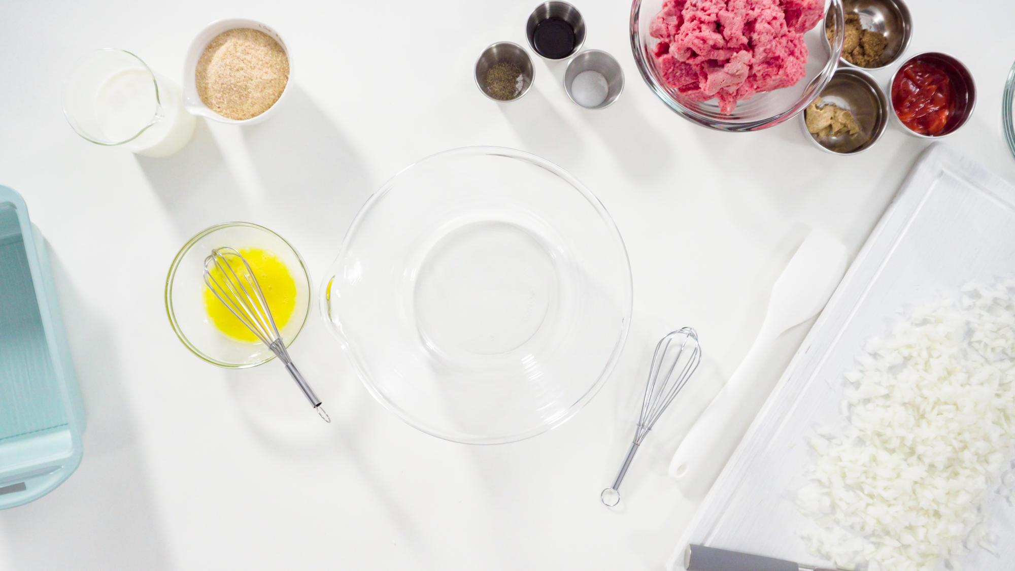 Studio counter with fresh ingredients